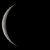 The moon was in the Waning Crescent phase on this night